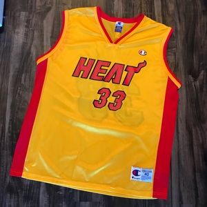Alonzo Mourning Heat Alternate Champion Jersey 🔥